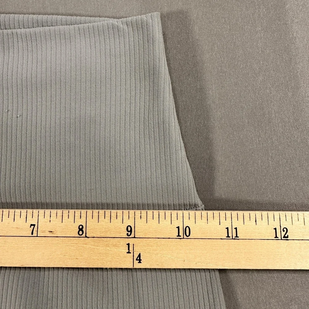 Lululemon Leggings Womens 0 Gray High Rise Ankle Ribbed Nylon Spandex Yoga Gym